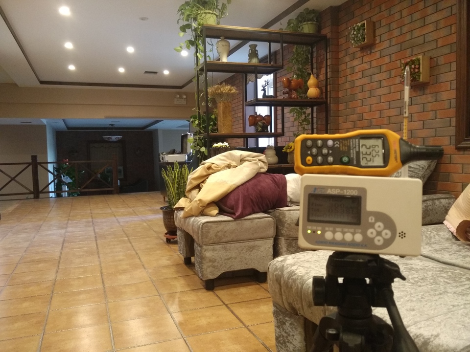 大廳檢測儀器濃度檢測中 大廳檢測儀器濃度檢測中