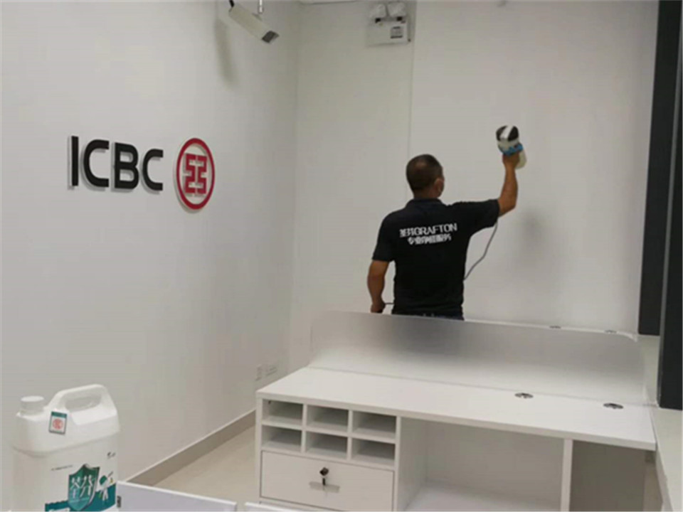 銀行形象墻面噴槍全方位施工治理 銀行形象墻面噴槍全方位施工治理