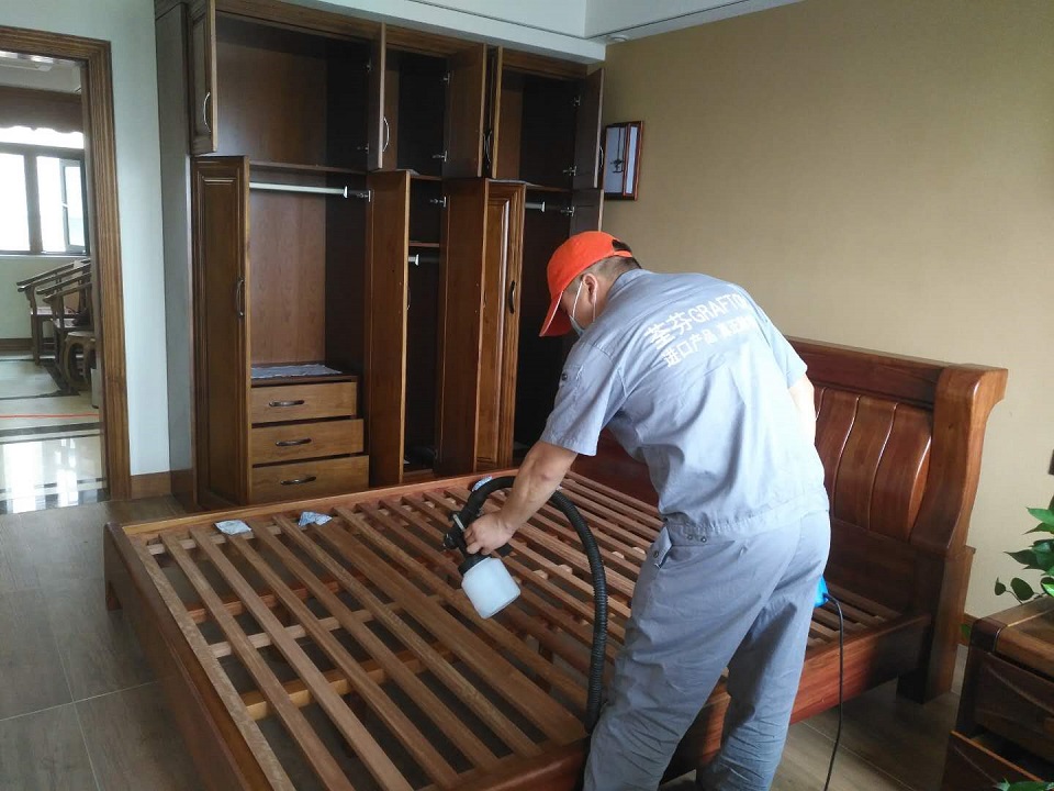 臥室床架全方位噴涂治理甲醛 臥室床架全方位噴涂治理甲醛