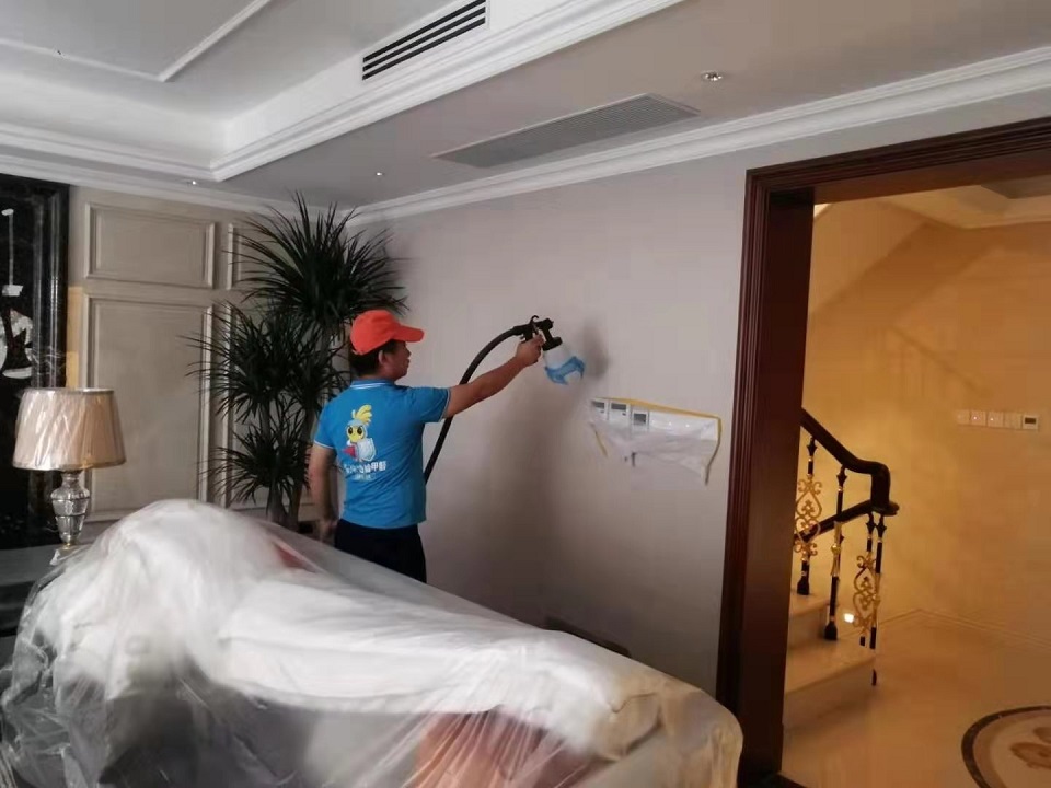 客廳墻面噴槍全方位噴涂施工治理 客廳墻面噴槍全方位噴涂施工治理