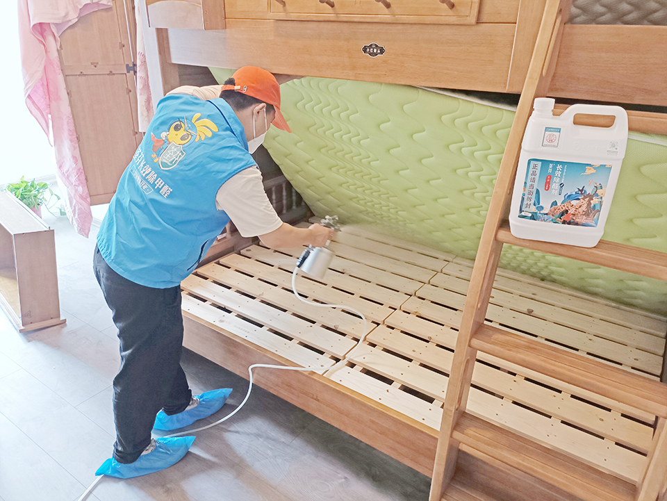 兒童床全方位噴涂治理甲醛 兒童床全方位噴涂治理甲醛