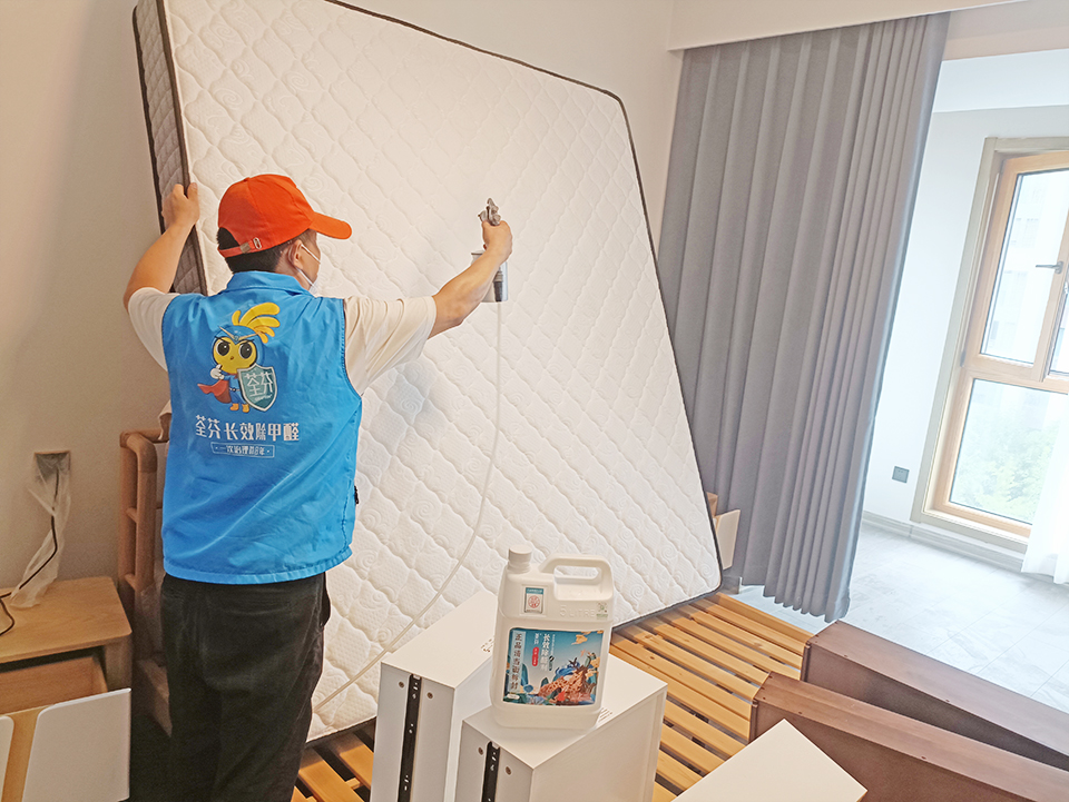 臥室床墊全方位噴涂治理甲醛 臥室床墊全方位噴涂治理甲醛